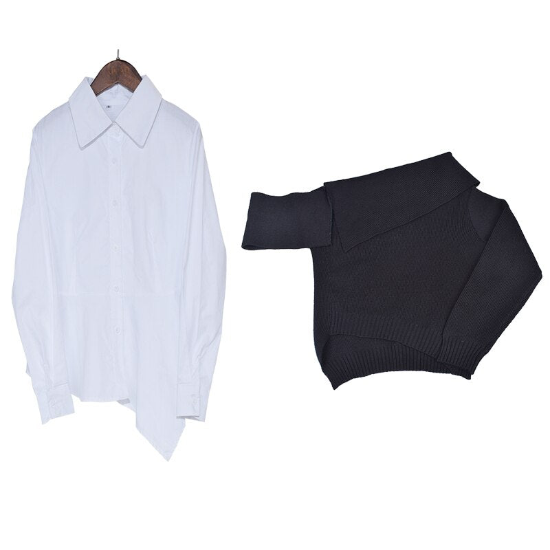 Women's Asymmetrical Casual Blouse