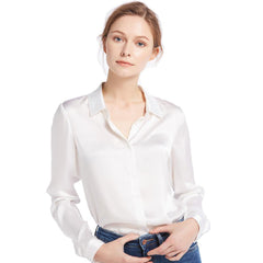 Women's Basic Silk Blouse