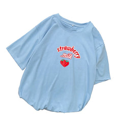 Women's Strawberry Printed T-Shirt