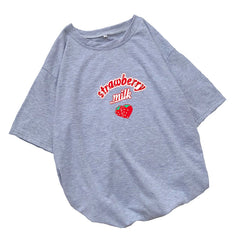 Women's Strawberry Printed T-Shirt