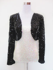 Women's Sequined Crop Jacket