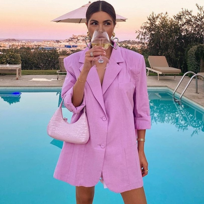 Oversized Casual Blazer for Women