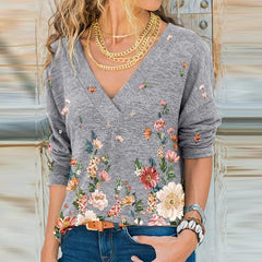 Women's Deep V-Neck Shirt