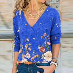 Women's Deep V-Neck Shirt