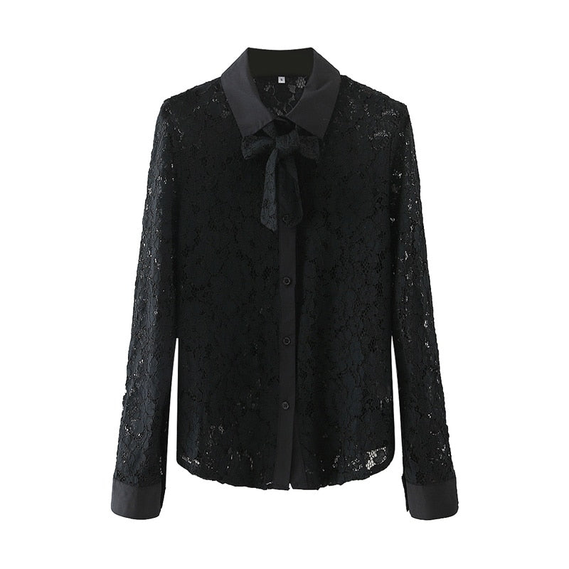 Women's Casual Lapel Long Sleeved Shirt