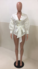 Women's Lantern Sleeve Cotton Top