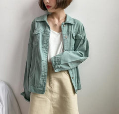 Denim Kawaii Women's Jacket