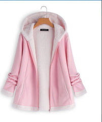 Long Sleeved Zipper Plush Jacket