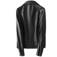Women's Leather Biker Jacket