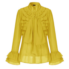 Women's Elegant Ruffled Blouse