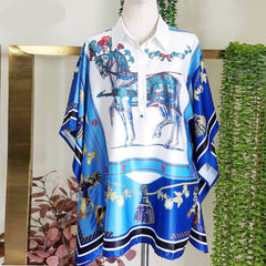 Women's Muslim Tunic with Stand Collar