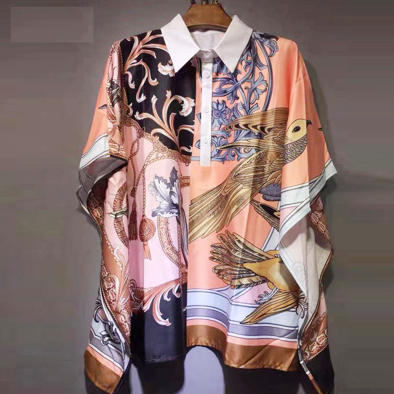 Women's Loose Batwing Tunic