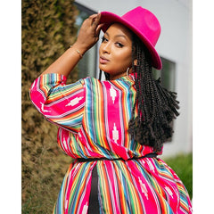 Plus Size Stylish Long Tee