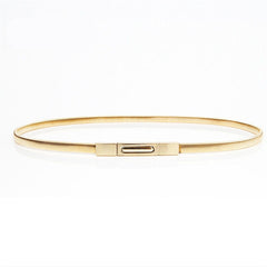 Women's Elegant Thin Elastic Metal Belt