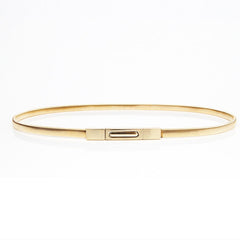 Women's Elegant Thin Elastic Metal Belt