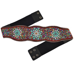 Women's Beaded Boho Belt