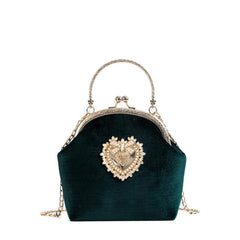 Women's Elegant Vintage Velvet Handbag