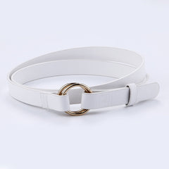 Women's Elegant Casual Thin Leather Belt