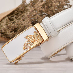 Elegant Genuine Leather Women's Belt