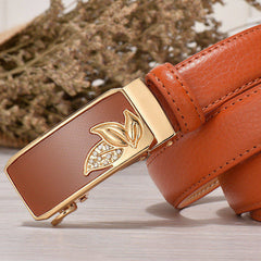 Elegant Genuine Leather Women's Belt