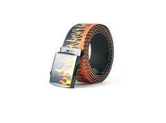 Unisex Streetwear Canvas Belt