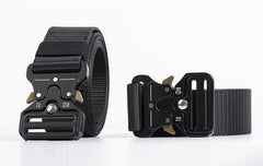 Automatic Metal Buckle Canvas Belt