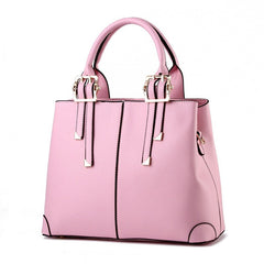 Elegant Classic Solid Color Women's Handbag