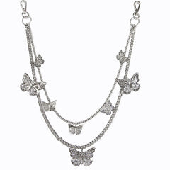 Double Layers Butterfly Link Pants Belt