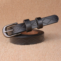 Fashion High Quality Patterned Leather Women's Belt