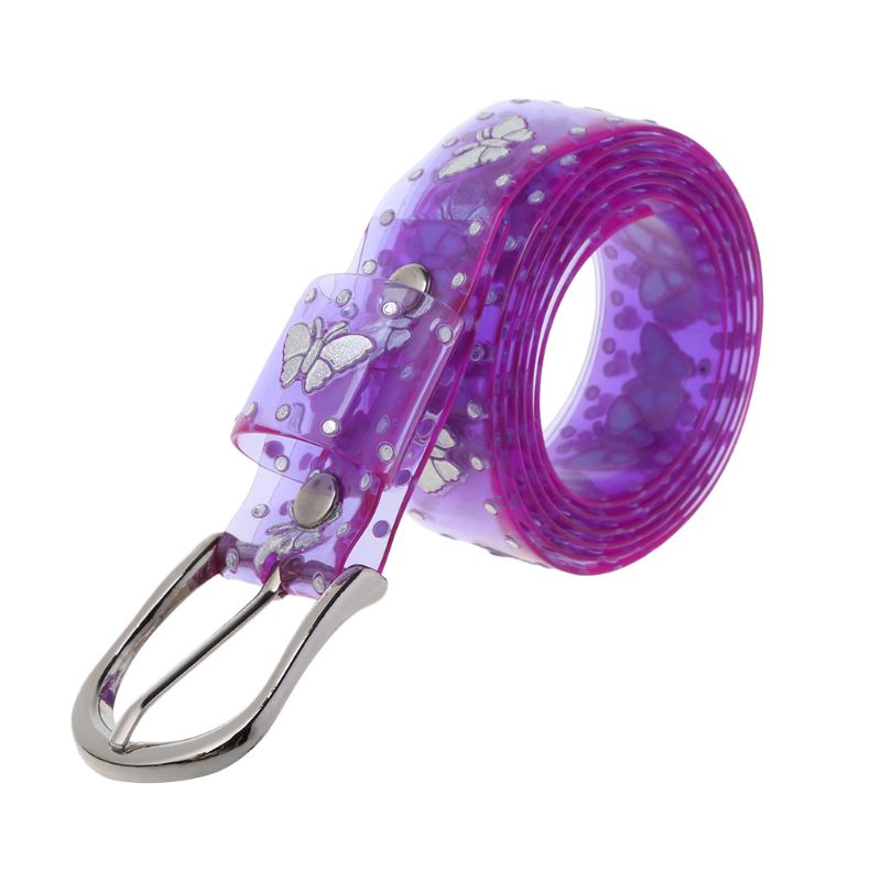 Candy Color Laser Butterfly Belt
