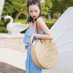 Women's Beach Circular Shaped Handbags