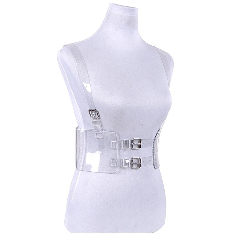Adjustable PVC Waist Belts for Women