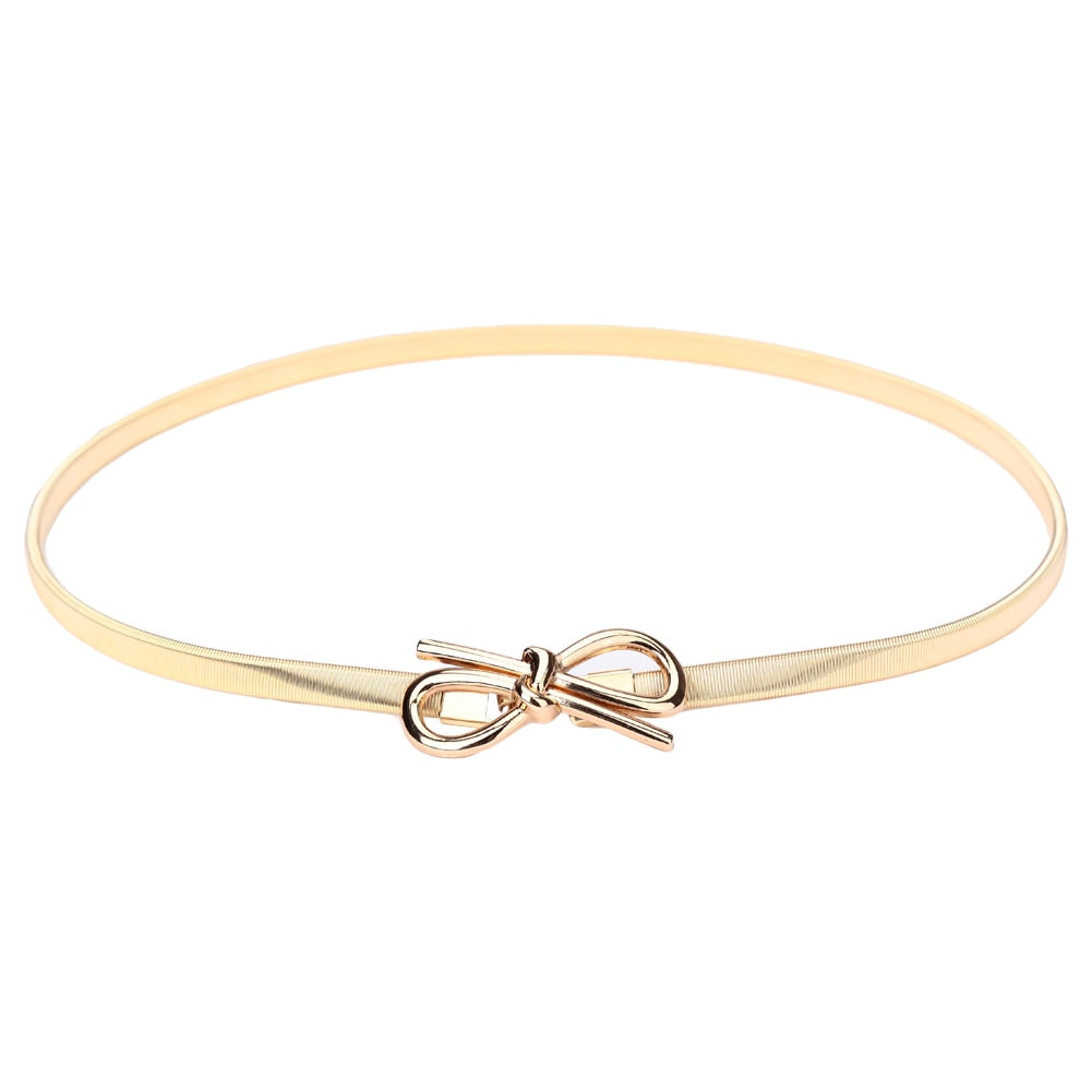 Casual Metal Elastic Women's Belt