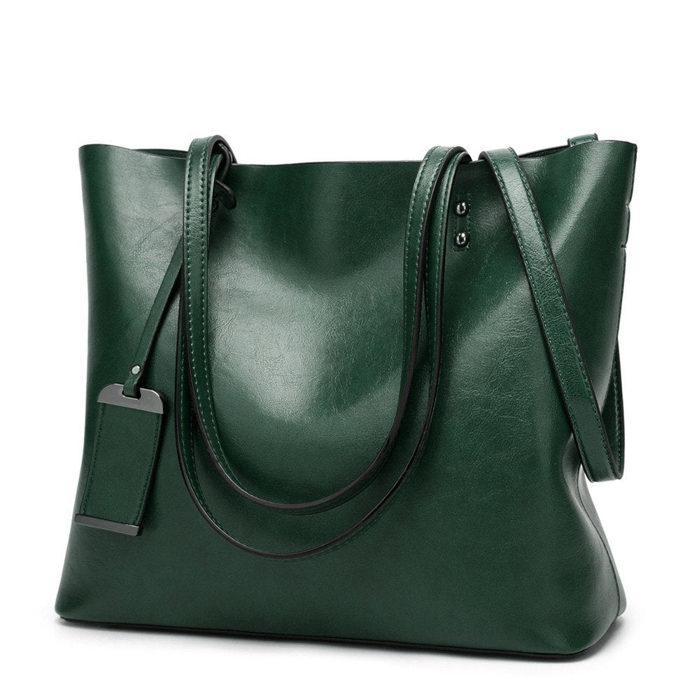 Women's Large Leather Shoulder Bag