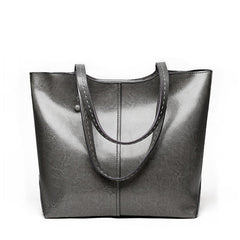 Women's Glance Leather Stitched Strap Shoulder Bag