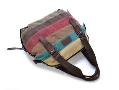 Women's Striped Canvas Tote