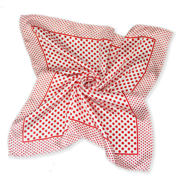 Women's Polka Dot Bandana Scarf