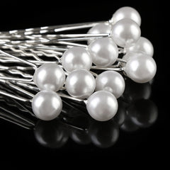 Classic Pearl Hair Pins Set