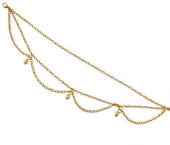 Gold Metal Women's Head Chain