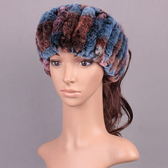 2 in 1 Rabbit Fur Scarf and Headband
