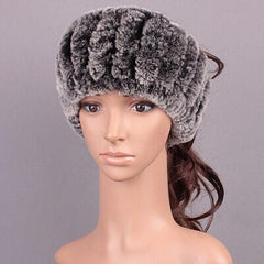 2 in 1 Rabbit Fur Scarf and Headband