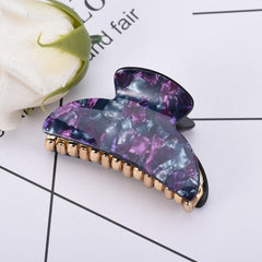 Acrylic Hair Claw with Print