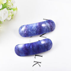 Acrylic Barrette in Marble Print