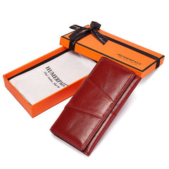Women's Patchwork Style Leather Wallet