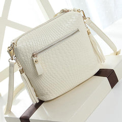 Ladies Weave Pattern Handbag Crossbody Bag