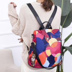 Women's Colorful Anti-Theft Backpack