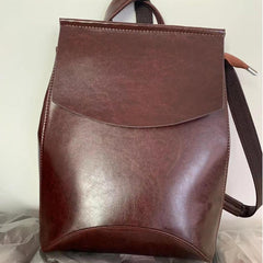 Women's Laconic Style Eco-Leather Backpack