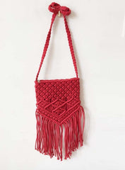 Fashion Bohemian Crochet Crossbody Bag for Women