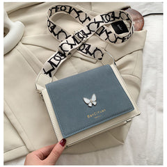 Women's Crossbody Bag with Butterfly Decoration