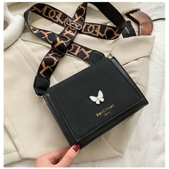 Women's Crossbody Bag with Butterfly Decoration